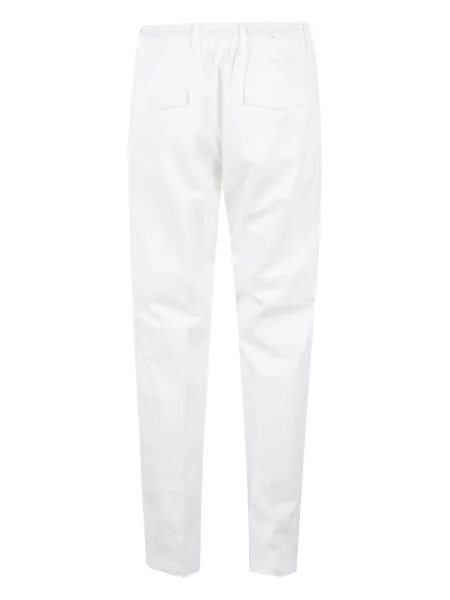 Pantaloni Eleventy alb