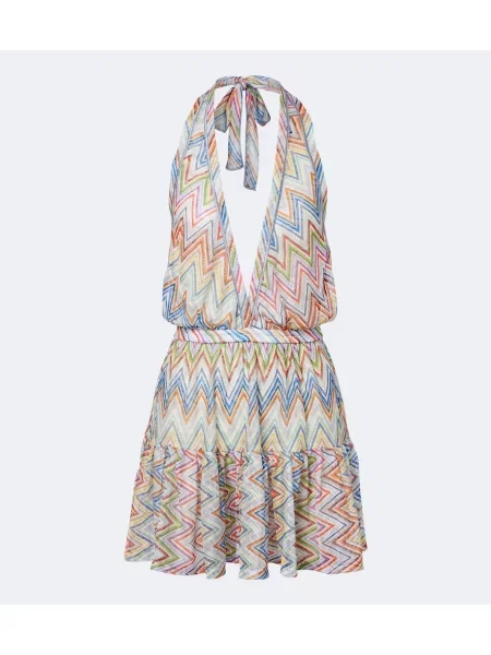 Rochie Missoni cu gât halter
