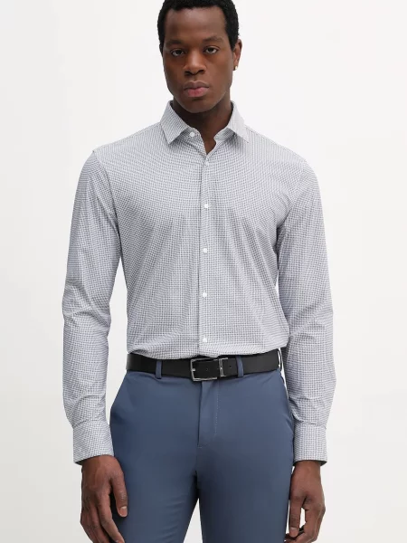 BOSS cămașă albastru