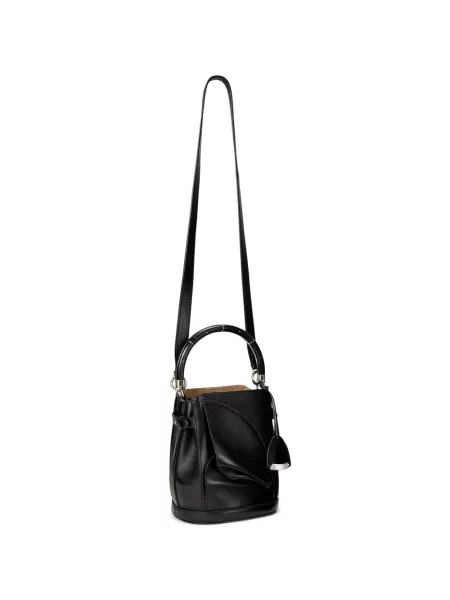 Geantă Ralph Lauren Collection din piele negru