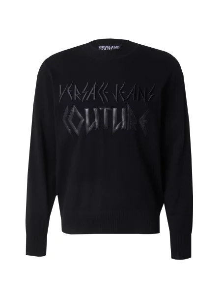 Versace Jeans Couture pulover din amestec de casmir barbati light negru