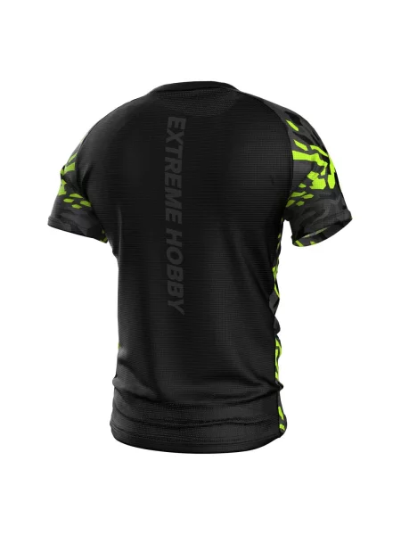 Koszulka Techniczna Sportowa EXTREME HOBBY BLACK PANTHER czarna