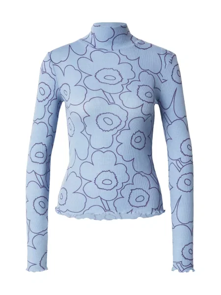 Marimekko Tricou deschis / mov mură albastru