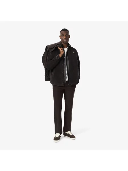 Lacoste Spodnie Chino Regular Fit brązowe