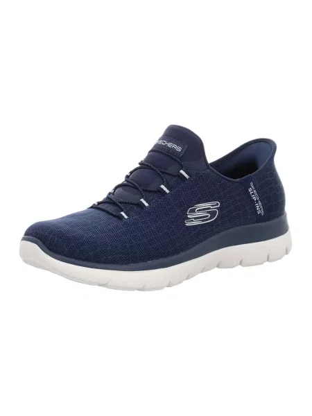Sneakersy Skechers niebieskie