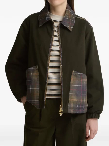 Reversibil geacă bomber Barbour International verde