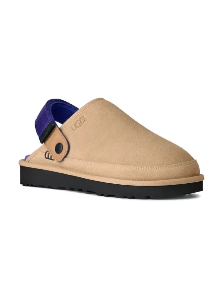 UGG papuci din piele M Goldencoast Clog II bej