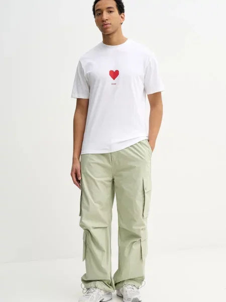 Штани Hugo Blue зелений фасон cargo сині