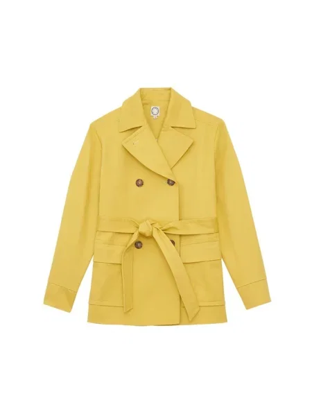 Płaszcz Ines De La Fressange Paris żółty