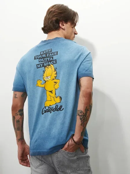 Тениска Medicine с принт синьо