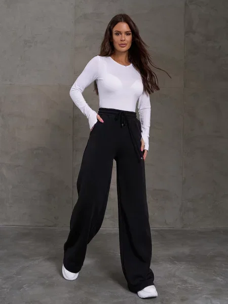 Штани палаццо ISSA Plus чорний