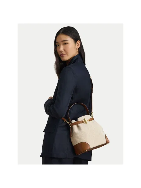 Lauren Ralph Lauren Geantă tip sac / maro coniac bej