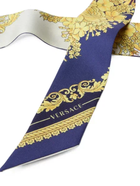Fular Versace de mătase violet