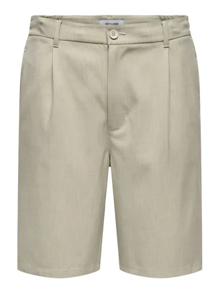 Only & Sons Шорти от плат Lou бежов