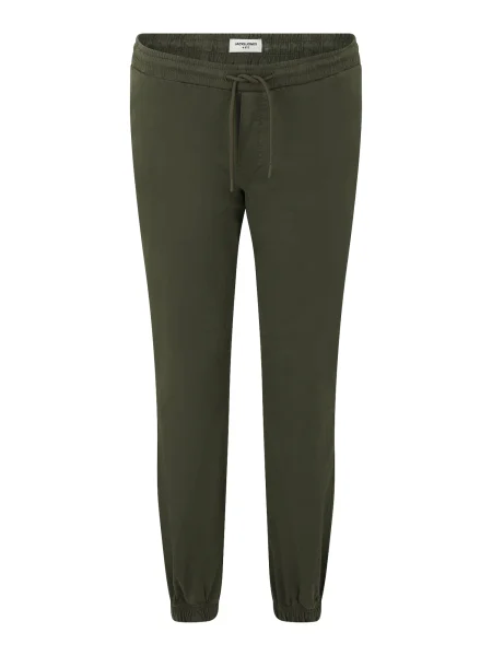 Jack & Jones Plus Kalhoty JPSTKANE olivová