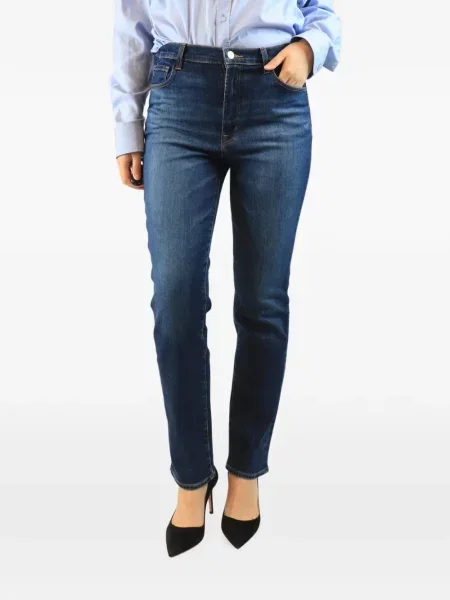 Skinny fit traperice J Brand visoki struk plava