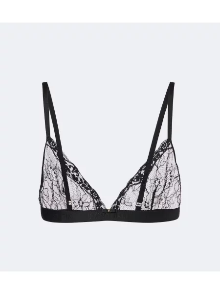 Sutien bralette Valentino din dantelă negru