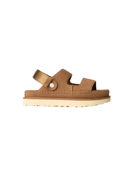 Sneakersy Ugg na platformie brązowe