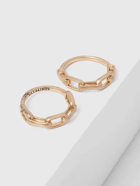 Prstani AllSaints zlata