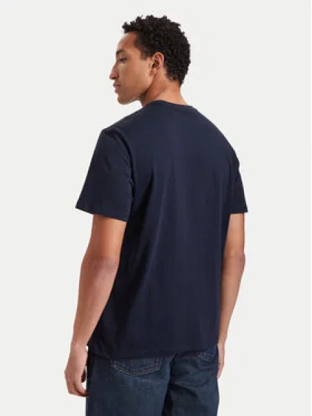 Calvin Klein Jeans Marškinėliai Script Tamsiai mėlyna