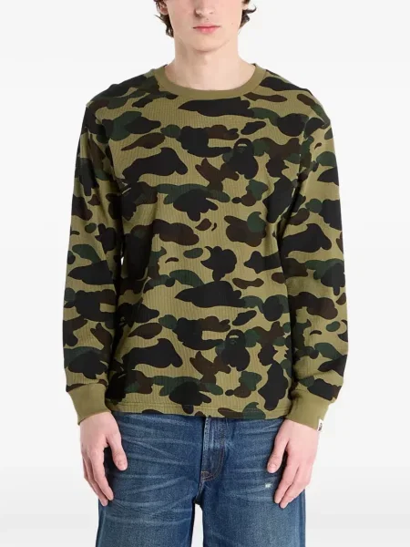 Vesta A Bathing Ape® s printom s camo uzorkom zelena