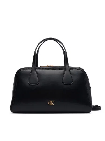 Calvin Klein Дамска чанта Ck Medium Bowling Bag черен