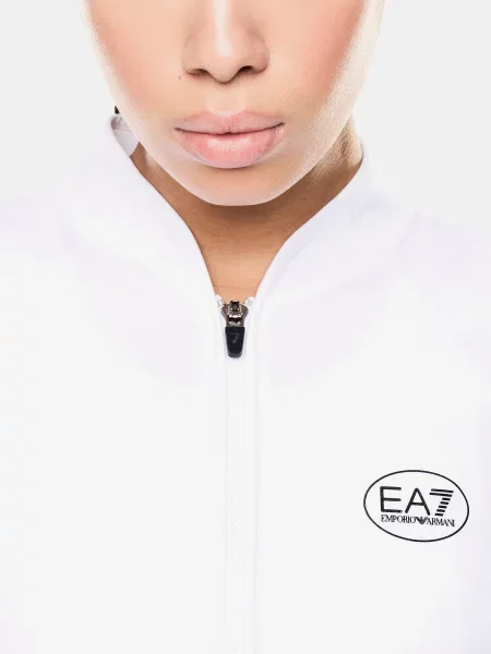 Спортивна кофта поліамід/еластан білий