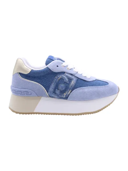Liu Jo Obuwie Kobieta 37 EU Skóra Livo Sneakersy niebieski