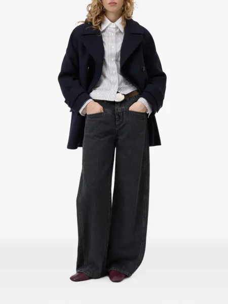 Blugi cu picior larg Closed negru