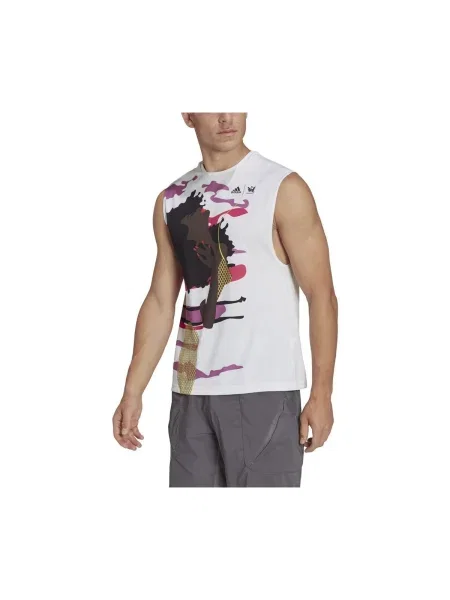 Tricou Adidas tenis alb