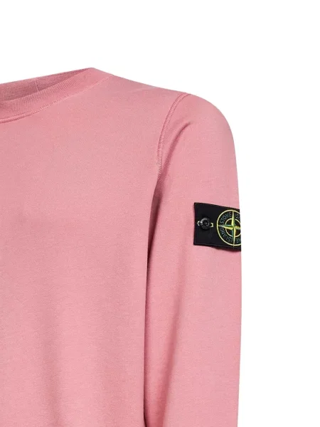 Hanorac Stone Island cu strasuri roz