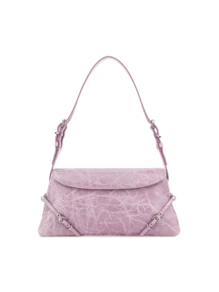 Torebka Givenchy skórzana fioletowa