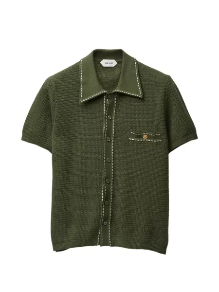 Cămașă Versace tricotate verde