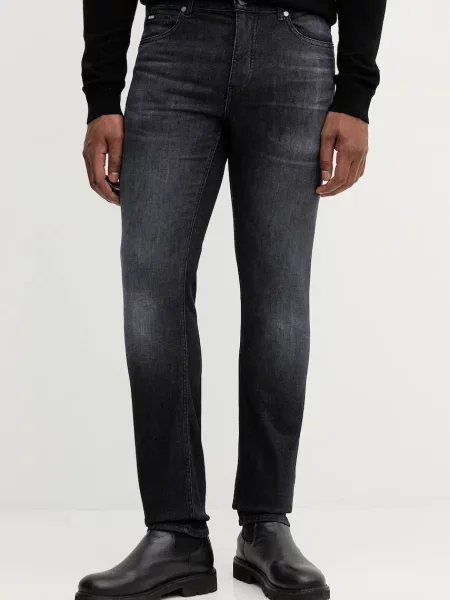 Jeansy Boss czarne