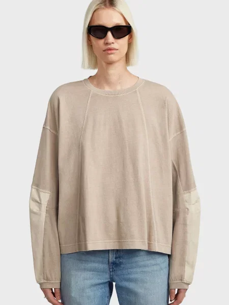 Лонгслів G-star Raw бежевий