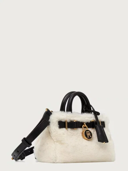 Tommy Hilfiger crossbody kabelka dámska vlnená béžová