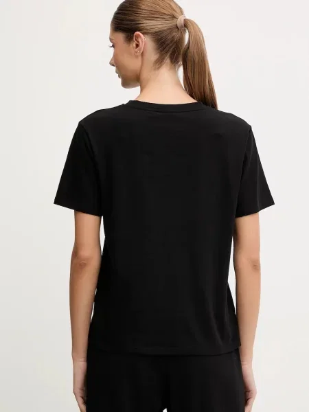 HUGO tricou lounge negru