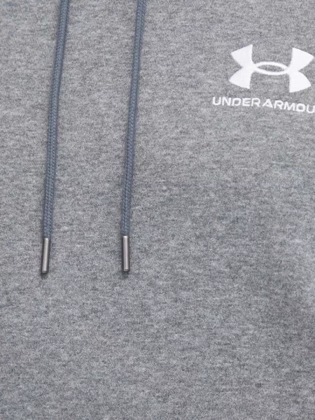 Under Armour kapucnis melegítőfelső férfi pamuttal Essential Fleece szürke