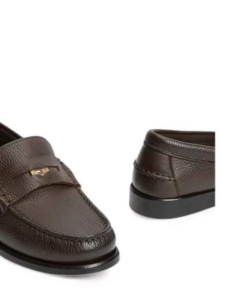 Pantofi loafer Tommy Hilfiger fără toc maro