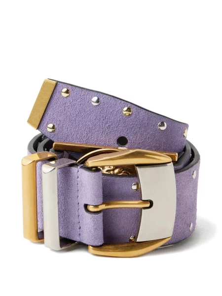 Curea Versace cu tepi violet
