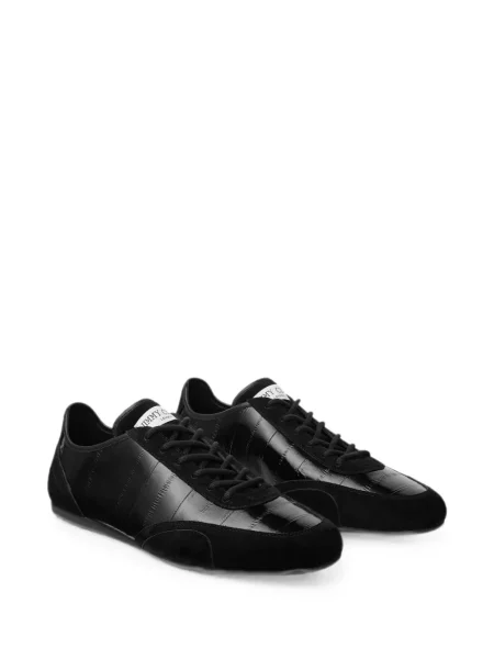 Sneakerși Jimmy Choo din piele negru