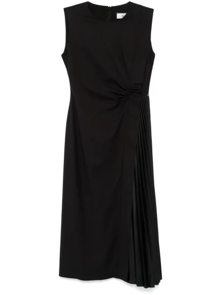 Rochie midi Nissa până la genunchi de costum negru
