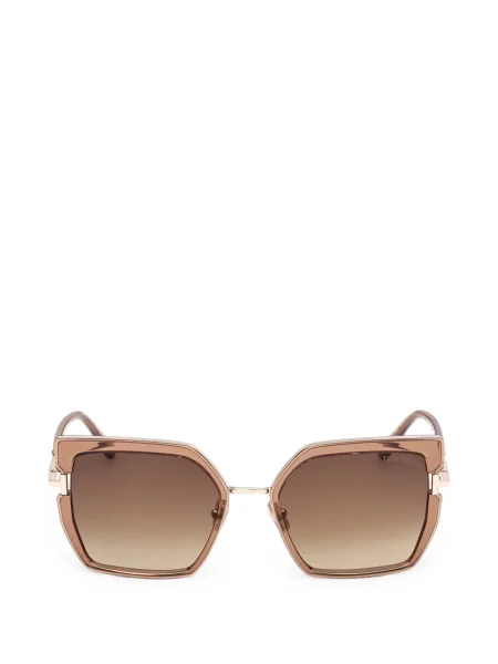 Ochelari de soare Tom Ford Eyewear cu imprimeu geometric maro