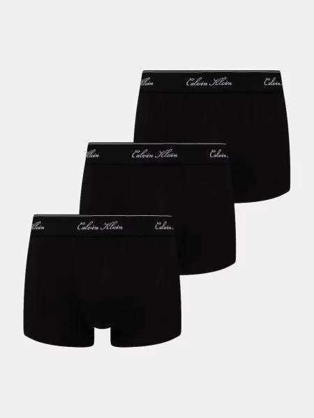 Calvin Klein Underwear testhezálló boxeralsó férfi elasztánnal csomag fekete