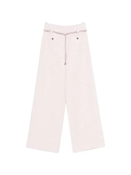 Pantaloni Maje de cristal roz
