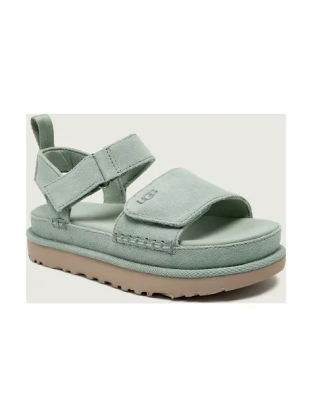 UGG Sandale W GOLDENSTAR | piele întoarsă verde