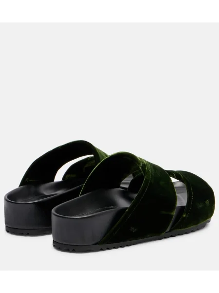 Sandale Dries Van Noten din piele verde