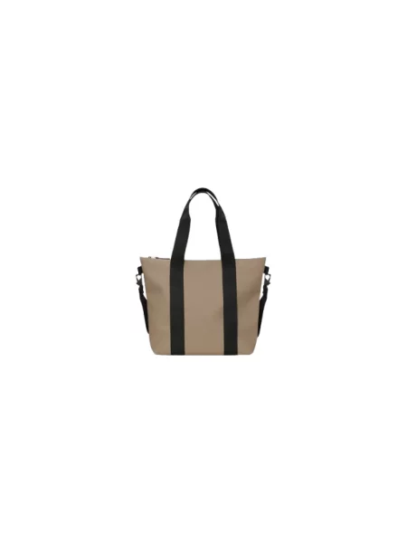 Rains torebka shopper beżowa