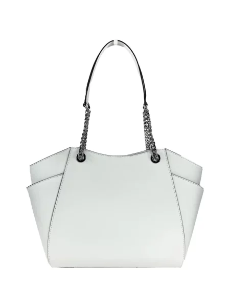Colier Michael Kors din piele alb