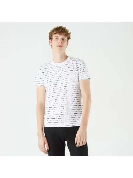 Lacoste T-Shirt Slim Fit biała